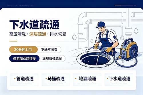 嘉峪关下水道疏通